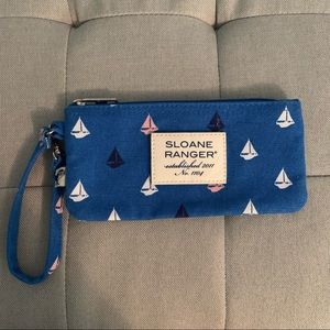Sailboat zipper wallet